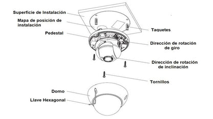 DAHUA SD22204UEN - GN - Camara IP PTZ Mini Domo Antivandalica de 2 Megapixeles/ 4x de Zoom Optico/ H.265/ WDR Real de 120 dB / Videoanaliticos con IVS/ .005 Lux/ Starlight/ IK10/ IP66/ PoE/