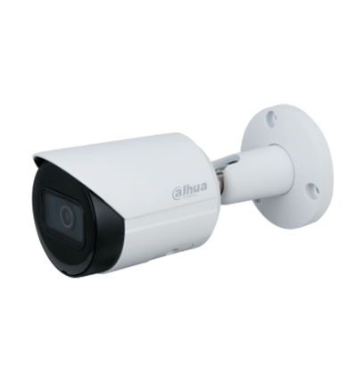 DAHUA IPC-HFW2231S-S-S2 - Camara IP Bullet de 2 Megapixeles/ Lente de 2.8mm/ 106 Grados de Apertura/ 30 Mts de IR/ Starlight/ WDR Real 120dB/ Ranura MicroSD/ IP67/PoE/ Videoanaliticos con IVS/ Metálica/