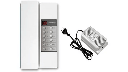 COMMAX RF2A - Fuente de alimentación 24V DC 1A distribuidores de piso y edificio de la línea departamental de videoporteros Modum y de audio