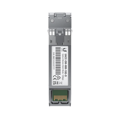 UBIQUITI UACC-OM-MM-10G-D-2 - Módulo UFiber SFP+ 10G con transceptor MiniGBIC multimodo de 10 Gbps  alcance de conexión de 300m  conectores LC. Paquete de 2 piezas.