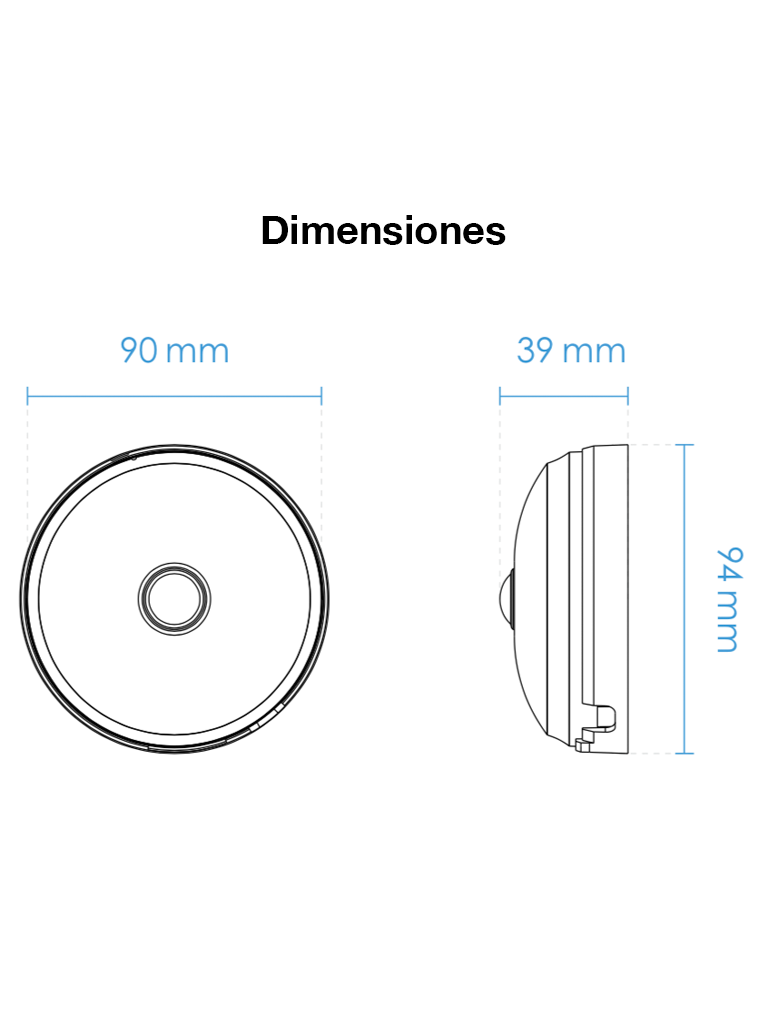 VIVOTEK FE9180-H - Cámara IP fisheye interior 5 MP  visión hemisférica 360º  Smart Stream III  WDR Pro  3DNR  micrófono integrado  ranura de tarjetas MicroSD  ONVIF #DW #retail