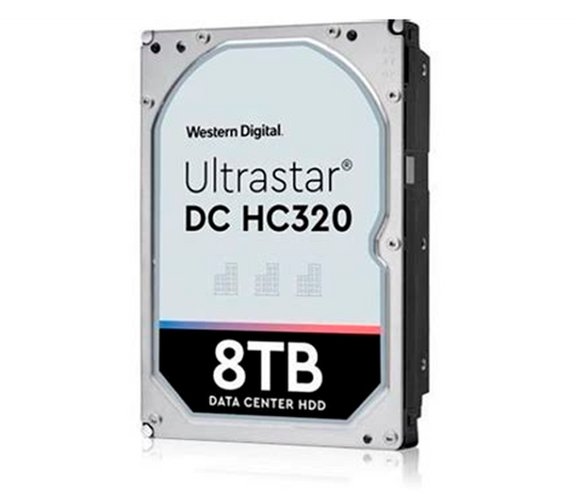 WESTERN HUS728T8TALE6L4 - Disco duro de 8 TB HC320 / Serie ULTRASTAR / Recomendado para servidores / Videovigilancia / Sin limite de bahias / 7200RPM / SATA 3 / 6GBS / 256MB