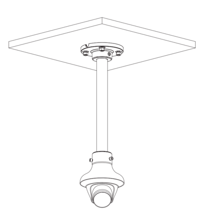 DAHUA IPC-HDW1239T1-A-LED-S5 - Camara IP Domo Full Color 2 Megapixeles/ Lente de 2.8mm/ 110 Grados de Apertura/ Microfono Integrado/  Luz Blanca de 15 Mts/ H.265/ IP67/ PoE/ DWDR/