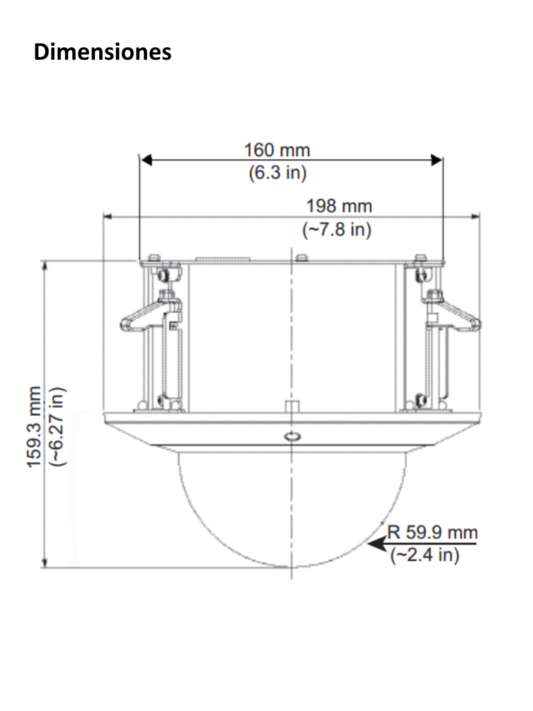 BOSCH V_NDP4502Z12C- AUTODOME 4000i/ PTZ 2MP 12X/  MONTAJE EN TECHO/ EVA