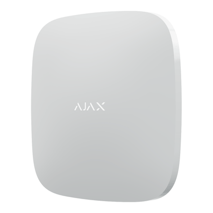 AJAX Hub2 - Panel de  alarma  Ethernet color Blanco / APP “AJAX PRO” IOS y Android / hasta 100 dispositivos / Hasta 25 cámaras / Hasta 50 Usuarios / 2 SIM / Hasta 14h de duración de la batería (53029.40.WH3) #FDI
