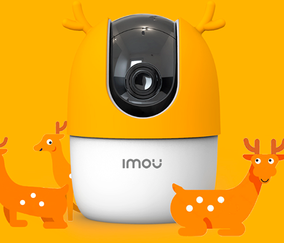 IMOU FRS13 - Cubierta para Camara RANGER 2/ Material Silicon/ Color Naranja