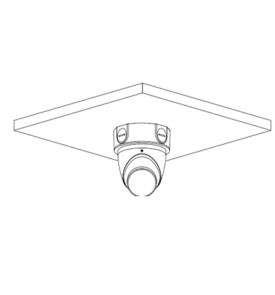 DAHUA DH-IPC-HDW3841EM-S-S2 - Cámara IP Domo de 8 MP con diseño Eyeball  lente 2.8 mm  y tecnología WizSense. Ofrece visión nocturna con IR de 30m  SMD 4.0 y AI SSA para análisis inteligente. Incluye ranura para MicroSD  y protección IP67 soportando