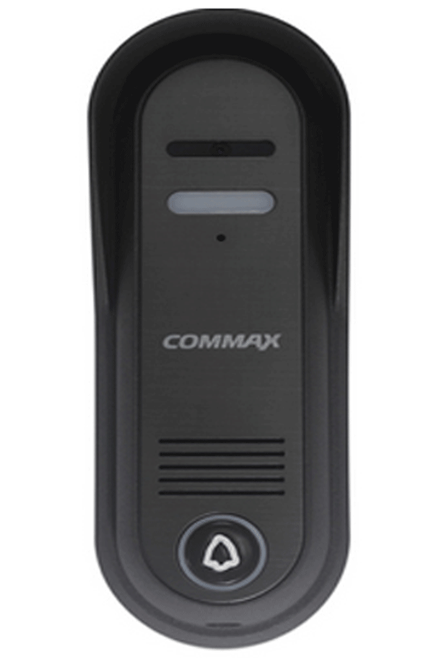 COMMAX CMV70MXP1 - Paquete de frente de calle con camara pinhole de alta resolución  luz LED para ambientes de poca luz incluye monitor Wifi para notificacion a celular a traves de Aplicacion Commax Hey Call/ Conexion a 4 hilos con frente