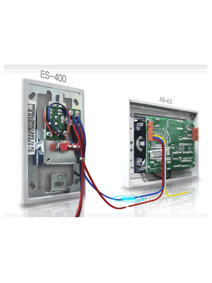 COMMAX JNS4CS - Subestación de cama para sistema de llamado de enfermería / Comunicación por voz con la unidad  JNS70MN / Soporta botón pulsador CC200 y botones de emergencia