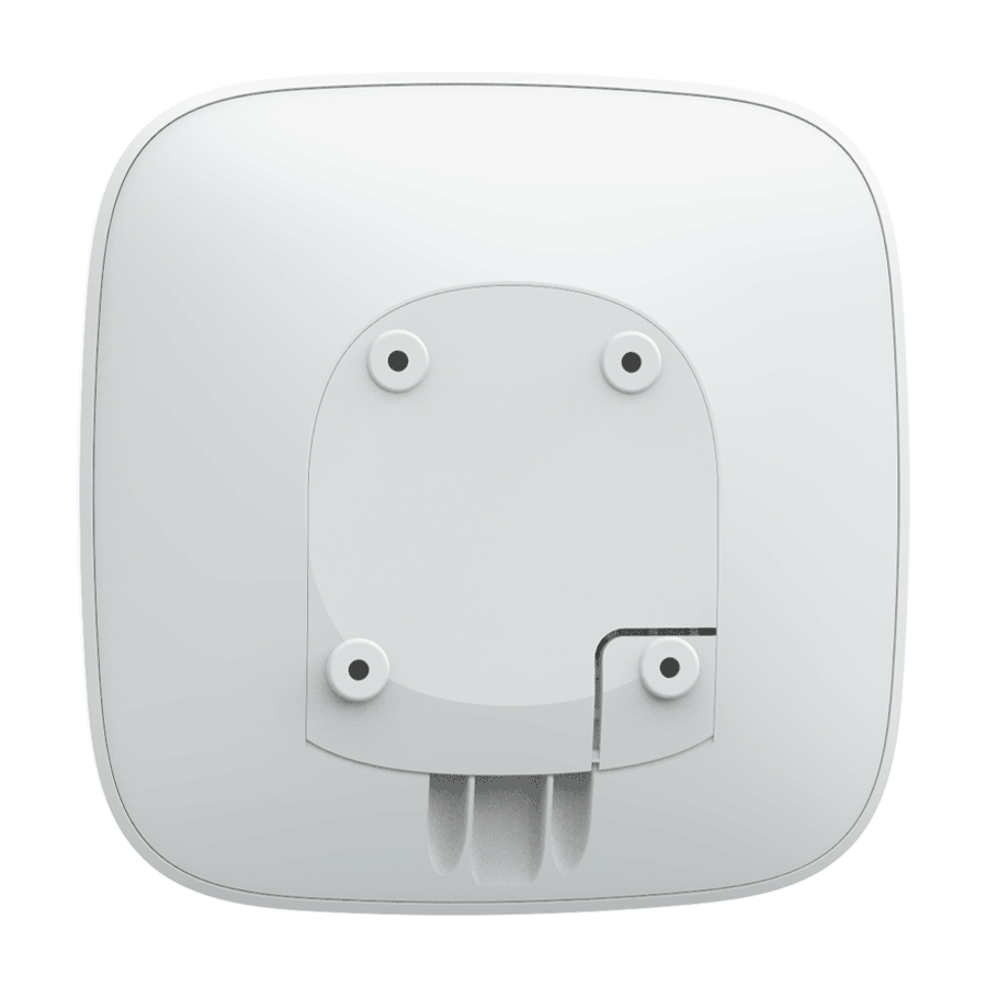 AJAX Hub2 - Panel de  alarma  Ethernet color Blanco / APP “AJAX PRO” IOS y Android / hasta 100 dispositivos / Hasta 25 cámaras / Hasta 50 Usuarios / 2 SIM / Hasta 14h de duración de la batería (53029.40.WH3) #FDI