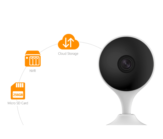IMOU CUE 2 (IPC-C22EN) - Cámara IP WiFi de 2MP con lente de 2.8mm  audio bidireccional  AI  detección de humanos  sirena  micrófono  IR 10m  ranura MicroSD y alarma de ruido.