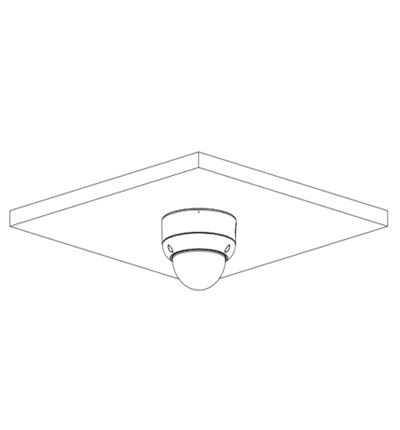 DAHUA DH-IPC-HDBW3841E-AS-S2 - Camara IP Domo Antivandalica 4k/ 8 Megapixeles/ WizSense/  Lente de 2.8 mm/ 107°/ Microfono integrado/ IR 30m / SMD 4.0/ AI SSA/ Ranura MicroSD/ PoE/ IP67/ IK10/ E&S de Alarma y Audio
