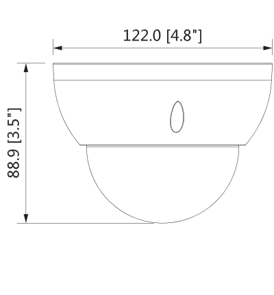 DAHUA HAC-HDBW1200R-Z- Cámara Domo Antivandálica de 2 Megapíxeles/ Lente Motorizado de 2.7 a 12mm/ IR de 30 Metros/ Metalica/ IP67/ IK10/ Soporta CVI/CVBS/AHD/TVI/ BLC/HLC/DWDR/