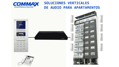COMMAX CCU232AGF - Distribuidor para panel de audio DR2AG con capacidad para conectar hasta 32 equipos AP2SAG por conexión a 2 hilos  sistema para departamentos