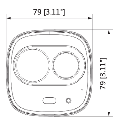 DAHUA ME1200D - Camara Bullet con Disuasion Activa 1080p/ 2 Megapixeles/ Lente 2.8 mm/ IR de 20 Mts/ PIR 10 Mts/ Microfono Integrado/ Sirena & Luz Blanca/ IP67/