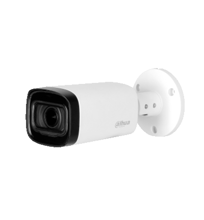 DAHUA HAC-HFW1200R-Z-IRE6 - Camara Bullet de 2 Megapixeles/ 1080p/ Lente Motorizado de 2.7 a 12 mm/ IR de 60 Metros/ Metalica/ IP67/ Soporta CVI/CVBS/AHD/TVI/