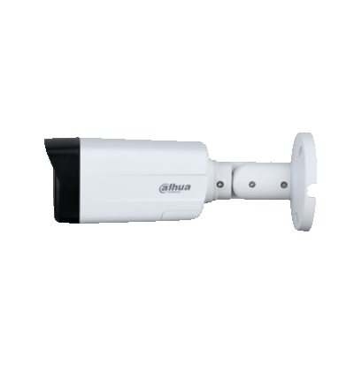 DAHUA HAC-ME1509TH-PV - Cámara Bullet TiOC de 5 Megapíxeles TiOC/FullColor/ Disuasion Activa con Estrobo de Luz Roja y Azul/ Lente de 3.6 mm/ Luz de 40 Mts/ 1 Salida de Alarma/ Soporta CVI/TVI/AHD/CVBS/ IP67/