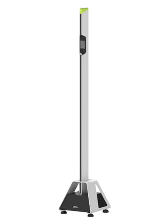 ZKTECO MDS100 - Detector de Metales Portátil tipo Poste con 2 zonas  100 niveles de sensibilidad  IPX5 para exterior  detección de 50 personas por minuto  batería recargable hasta 28 horas de operación