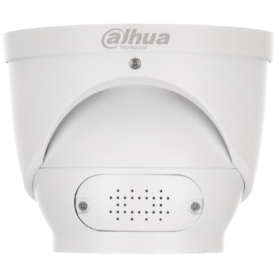 DAHUA HAC-ME1809H-A-PV - Camara Domo TiOC 4k/ Disuasión Activa/ Full Color/ Estrobo Azul y Rojo/ Lente de 2.8mm/ Luz de 40 Mts/ Microfono Integrado/ 1 Salida de Alarma/ Soporta: CVI/TVI/AHD/ IP67/