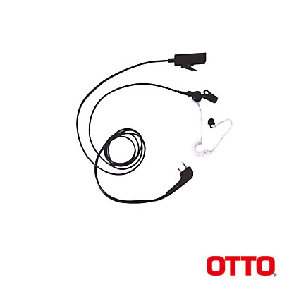 Micrófono-Audífono Profesional de 2 Cables para KENWOOD NX200/300/410/5000  TK-480/2180/3180