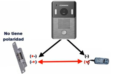 COMMAX DRC4Y - Frente de Calle para Videoportero  Cámara 960H y Sensor de Luz  Volumen Ajustable  Compatible con Cualquier Monitor COMMAX y Cubierta CMX2260001
