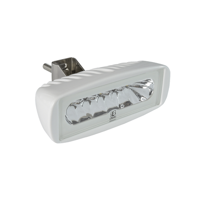 Luz led marina Caprera2 con bracket  emite luz color blanco y azul de 1000 lúmenes  fabricado bajo norma de protección IP67.