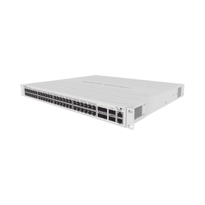 Cloud Router Switch 48 puertos PoE 802.3af/at Gigabit  4 puertos SFP+ 10G  2 puertos QSFP+ 40G  Montaje en Rack