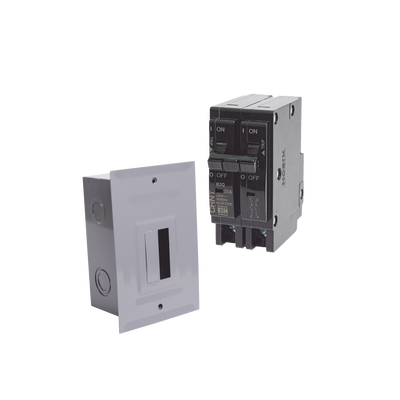 Kit Centro de Carga para empotrar con 1 Interruptor Térmico de 2 Polos  15Amp 120/240Vca 10kA.