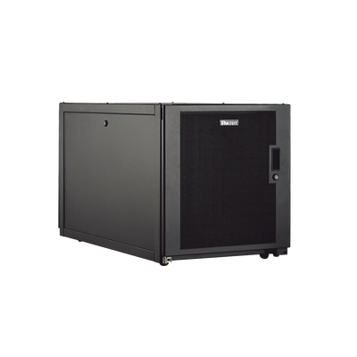 Gabinete Profesional de Telecomunicaciones  de Piso  12 UR  600 mm de Ancho y 1070 mm de Profundidad  Color Negro