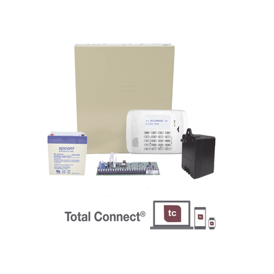 Kit de Panel de Alarma VISTA48LA con Gabinete  Batería y Transformador