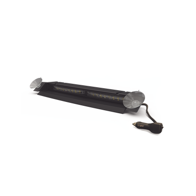 Luz de Visera  12-24 Vcc con enchufe vehicular  doble cabezal  dual color  rojo/blanco/azul/claro