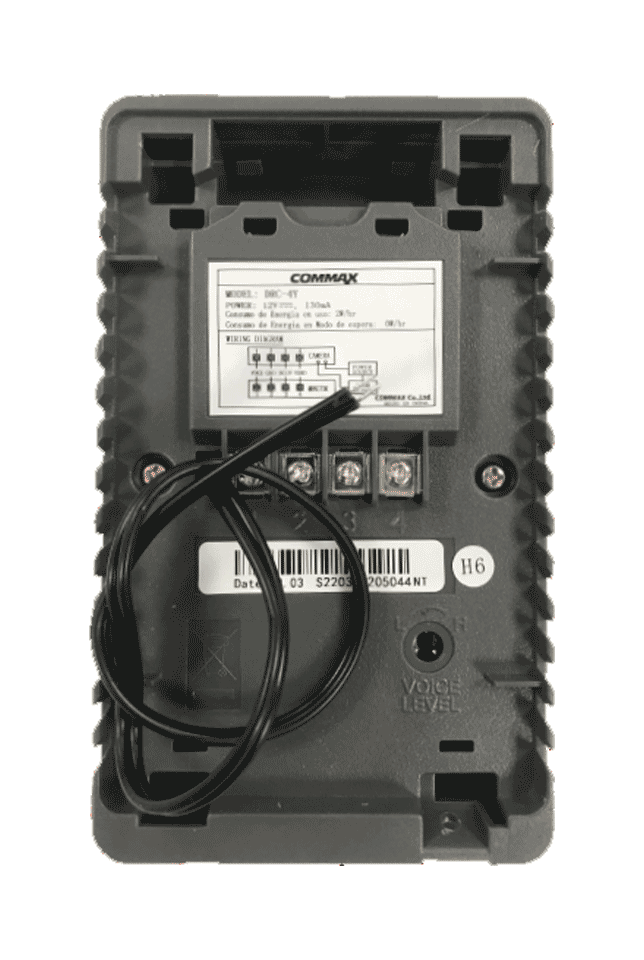 COMMAX DRC4Y - Frente de Calle para Videoportero  Cámara 960H y Sensor de Luz  Volumen Ajustable  Compatible con Cualquier Monitor COMMAX y Cubierta CMX2260001