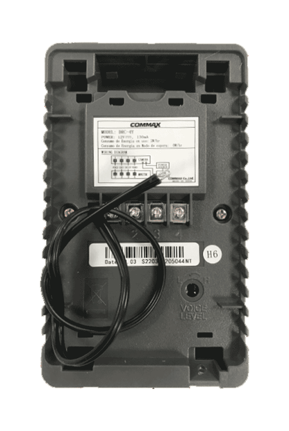 COMMAX DRC4Y - Frente de Calle para Videoportero  Cámara 960H y Sensor de Luz  Volumen Ajustable  Compatible con Cualquier Monitor COMMAX y Cubierta CMX2260001