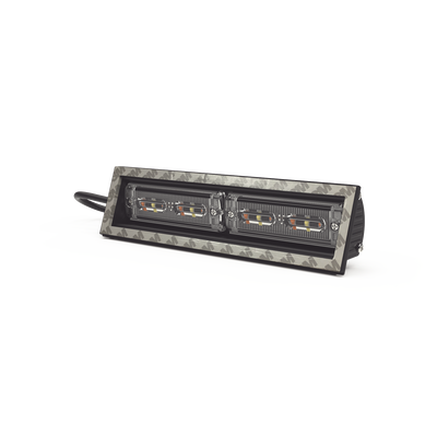 Luz direccional cubierta de ventana  12-24 Vcc  2 cabezales dual color  Rojo/Claro/Azul/Claro