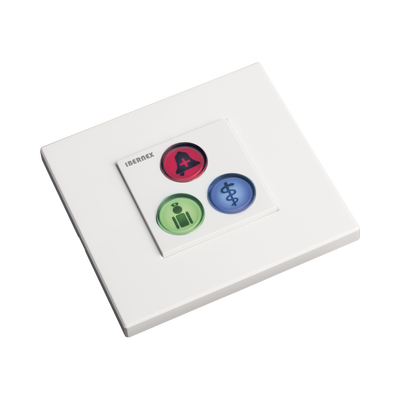 Modulo de 3 Botones iluminados con Lector RFID 125 KHz / Alarma / Cancelar y Código Azul / BUS RS485 / Compatible con NX0019/B  NX1021 y NX0015