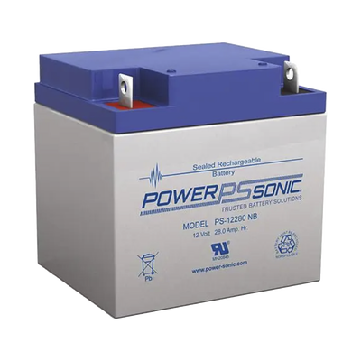 Batería 12V  28AH  Para Respaldo  Tecnologías AGM/VRLA  5 Años Vida Útil  Terminales NB2  Reconocida UL