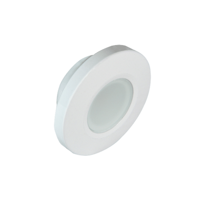 Luz led marina serie Orbit  emite luz multicolor de 210 lúmenes  para uso interior o exterior  fabricado bajo norma de protección IP67.