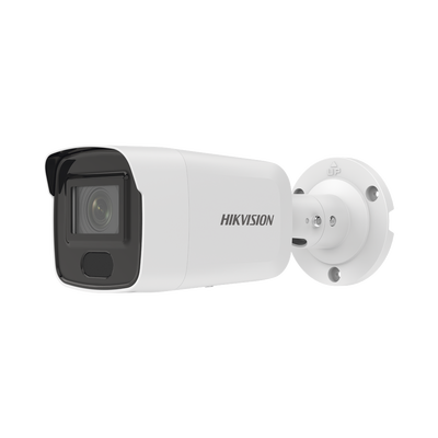 Bala IP 8 Megapixel / Lente 2.8 mm / 40 mts IR / Exterior IP67 / PoE / DARKFIGHTER / Alarmas y Audio I/O / ONVIF / Micro SD / 4 Analíticos: AcuSense  Deteccion Facial  Conteo de Personas por Cruce y Zona