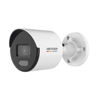 Bala IP 2 Megapixel / ACUSENSE Lite (Detección de Movimiento en Humanos y Vehículos)  / Lente 2.8 mm / Luz Blanca 30 mts / Imagen a Color 24/7 / Exterior IP67 /  WDR 120 dB / PoE / ONVIF