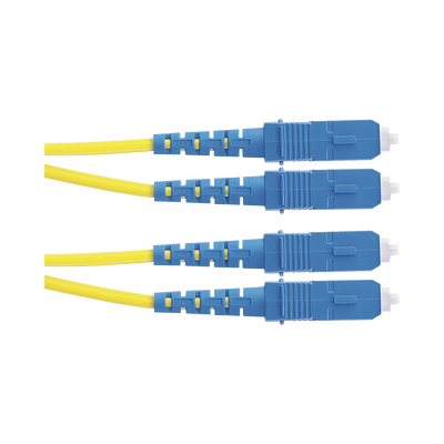 Jumper de Fibra Optica Monomodo 9/125 OS2  SC-SC Duplex  OFNR (Riser)  Color Amarillo  5 Metros