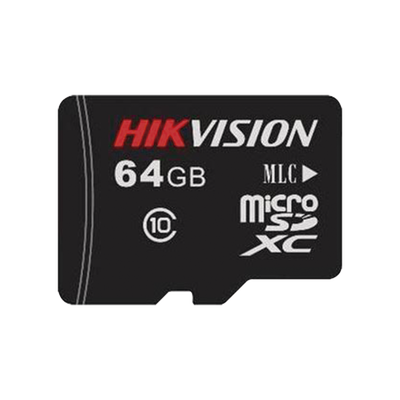 Memoria Micro SD / Clase 10 de 64 GB / Especializada Para Videovigilancia / Compatible con cámaras HIKVISION