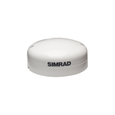 Antena GPS Simrad GS25 / Actualización Rápida de Posición / Precisión Consistente / Brújula Magnética Integrada / GPS  WAAS  EGNOS / Diseño Compacto / Resistente al Agua / Conectividad NMEA 2000®