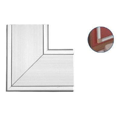 Accesorio en "L" de Aluminio   compatible con canaleta INKA151