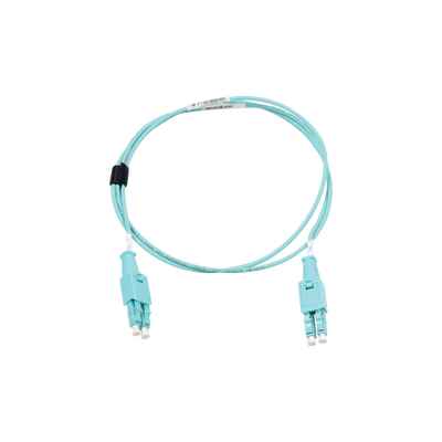 Jumper de Fibra Óptica BladePatch LC-LC Duplex  LS0H  Multimodo 50/125 OM3  OFNR  Color Aqua  1 Metro