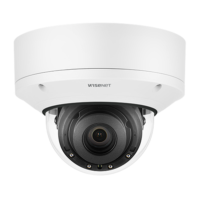 Cámara Domo 2MP con IA  Antivandalica / Lente Motorizado de 4.38  A 9.33mm / P-Iris  WDR 120dB / Ranura SD / IP66 IP67 IP6K9K IK10+ NEMA4X