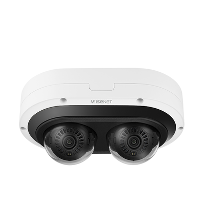 Camara Multisensor 2MP x 2 CH con IA / Lente Motorizado de 3 a 6mm / P-Iris / WDR 120dB / Protección IP66 / IK10 / NEMA4X