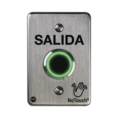 Interruptor IR NoTouch® de Acero Inoxidable  Salida Única  SALIDA