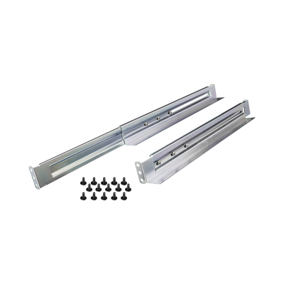 Kit de Rieles Para Racks de 4 Postes  Para UPS de 1 a 3 UR  Profundidad Ajustable  Soporte de Peso de 104.78 Kg