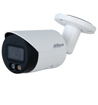 DAHUA IPC-HFW2549S-S-IL  - Camara Bullet IP 5 Megapixeles/ Iluminador Dual Inteligente+Full Color/ WizSense/ Lente de 2.8mm/ 111 Grados de Apertura/ Microfono Integrado/ 30 Mts de IR y Luz Visible/ Metal/ Ranura MicroSD / SMD Plus/ PoE