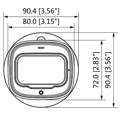 DAHUA HAC-B4A21-VF - Camara Bullet Varifocal de 2 Megapixeles/ Lente de 2.7 a 12mm/ Angulo Ajustable de 102 a 32 Grados/  IR de 40 Mts/ DWDR/ IP67/ Menu OSD/ Soporta: HDCVI/AHD/TVI y CBVS/